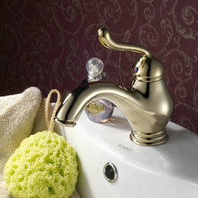 Ti-finition PVD style antique lavabo robinet T0408G
