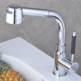 Poignée Chrome Centerset robinet de cuisine T18008